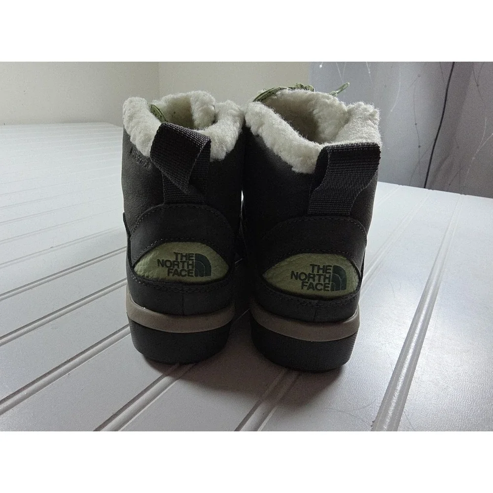 The North Face Sierra Winter Boots Womens Multi Mid Calf Waterproof Lace Up Grey